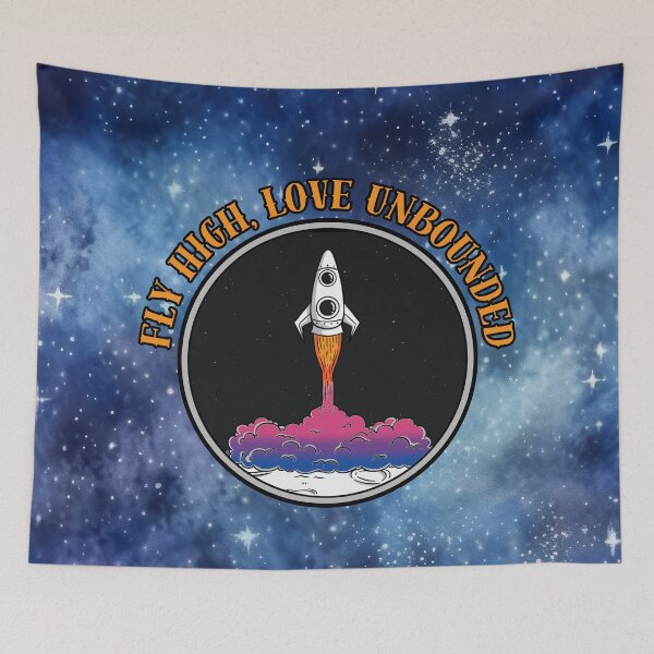 Item preview, LGBTQ Bisexual Flag, Fly High, Love Unbounded designed and sold by Savchuk-Vova.