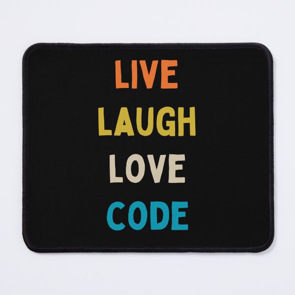 Item preview, Live laugh love code Programmer coding retro design designed and sold by Uplife-MyStore.