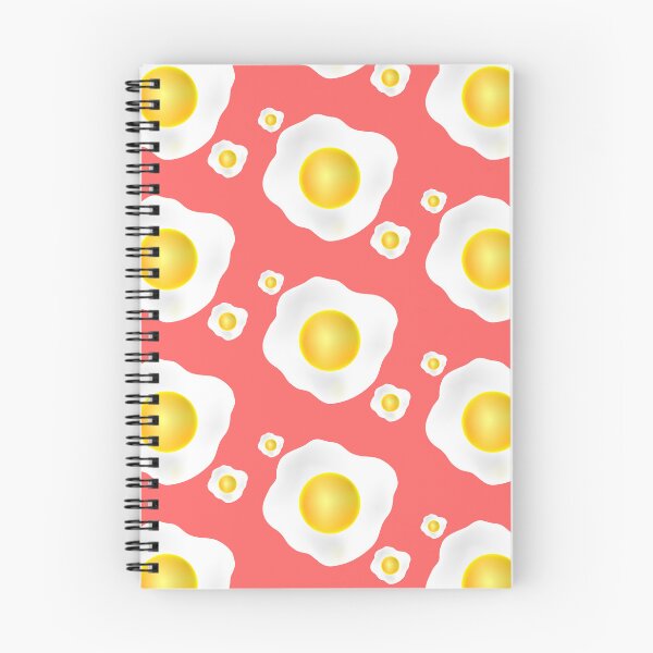 Item preview,  fried egg Pattern on Pink Background designed and sold by Lensnote27.