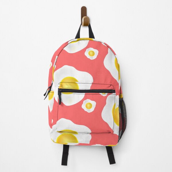 Item preview, fried egg Pattern on Pink Background designed and sold by Lensnote27.