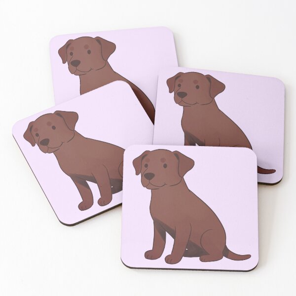 Item preview, chocolate labrador retriever dog  designed and sold by Yaragold.
