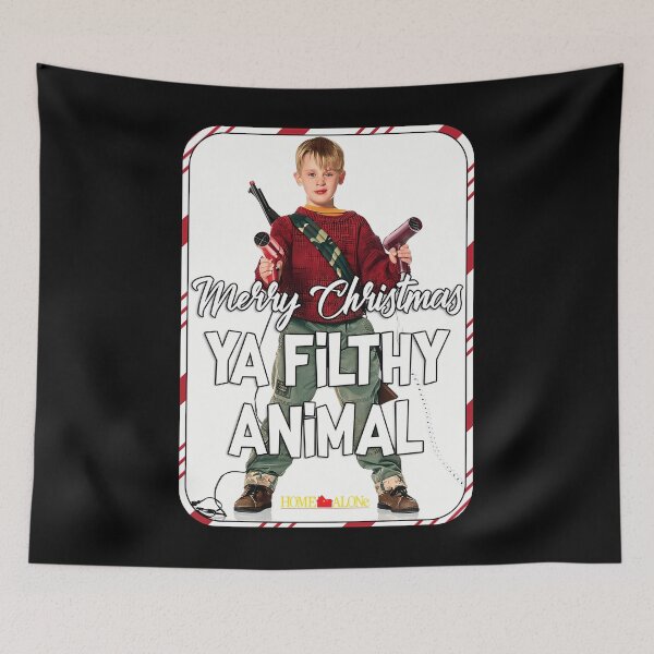 Item preview, Merry Christmas Ya Filthy Animal  	 designed and sold by amvyaziay78.