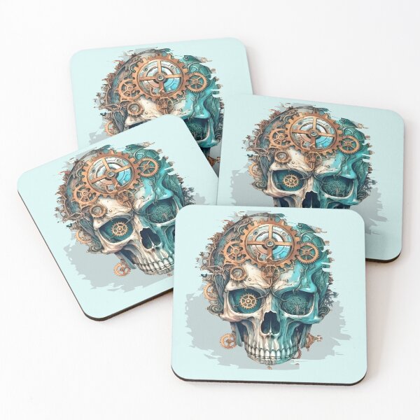 Item preview, Clockwork Mortality: Skulls of the Steam Age"- Essential Steampunk Design  designed and sold by PatriciaReyes.