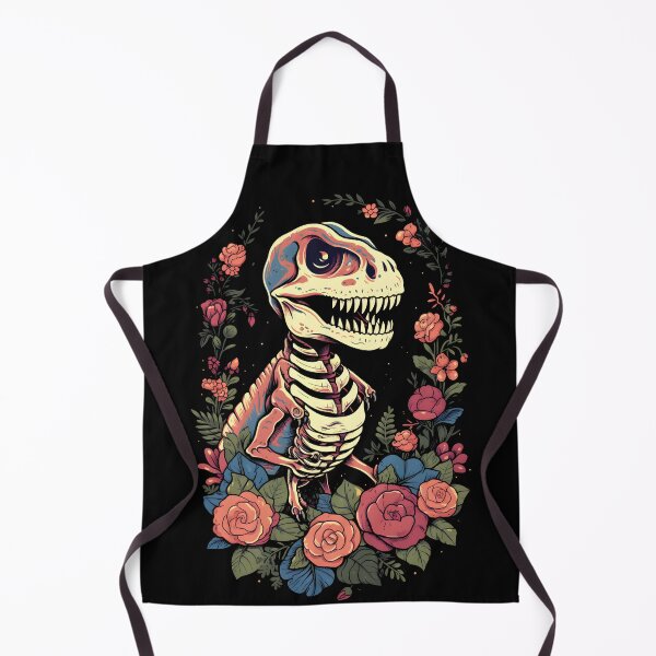 Item preview, Dinosaur skeleton among flowers designed and sold by Game-Graphics.