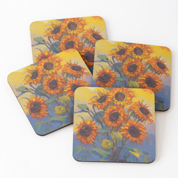 Item preview, Sunflower Still Life Acrylic Painting designed and sold by druidwolfart.
