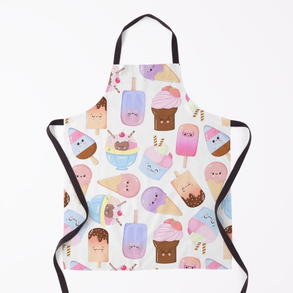 Item preview, Cute Kawaii Icecream Pattern designed and sold by artfulbitsbyk.