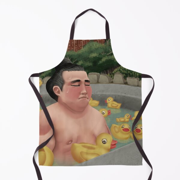 Item preview, Sumo wrestler in bath designed and sold by GiezaDesign.