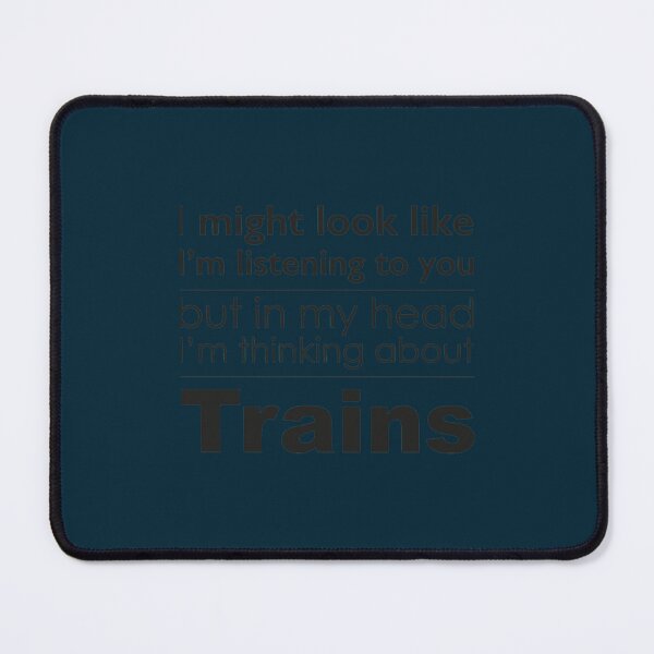 Item preview, Listening, but thinking of TrainsActive  designed and sold by DillyDailyDolls.