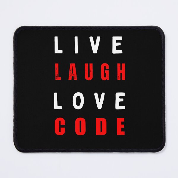 Item preview, Live laugh love code Programmer coding retro design designed and sold by Uplife-MyStore.