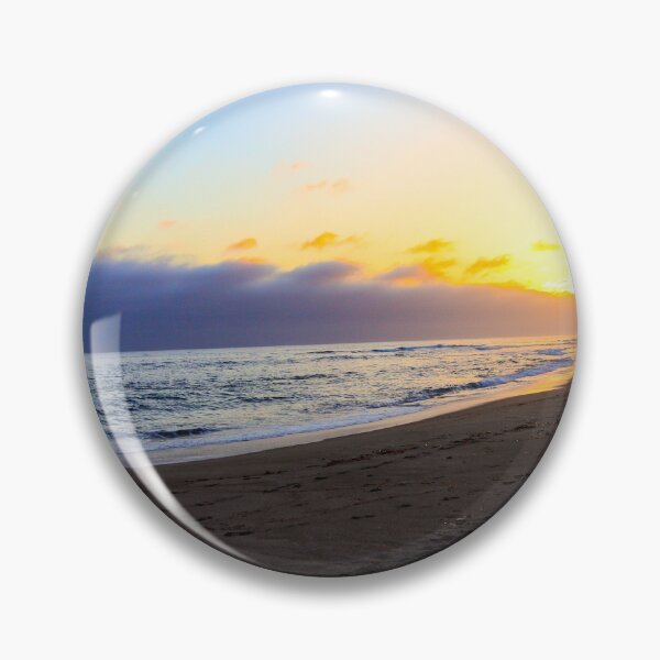 Item preview, Calm California coastline beach at sunset designed and sold by Fenderbender00.