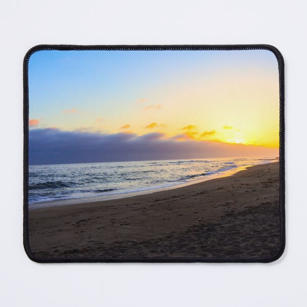 Item preview, Calm California coastline beach at sunset designed and sold by Fenderbender00.