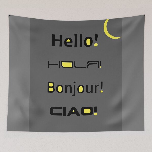 Item preview, Greeting Hello, in all languages designed and sold by ROUGHSEA.