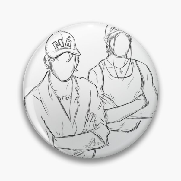 Item preview, Måneskin Damiano David and Ethan Torchio designed and sold by ArteDellaVitaDE.