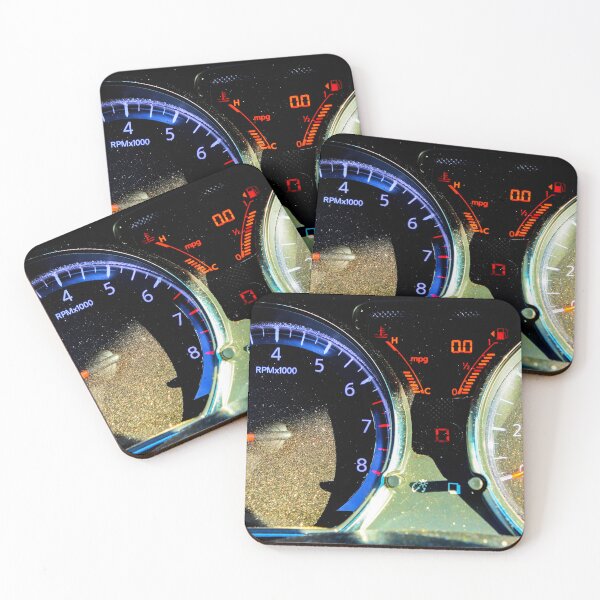 Item preview, Dusty car instrument speedometer panel designed and sold by Fenderbender00.