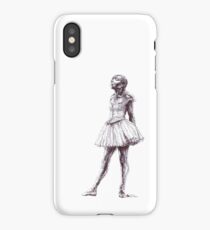 Little Dancer Ballpoint Pen Drawing iPhone Case