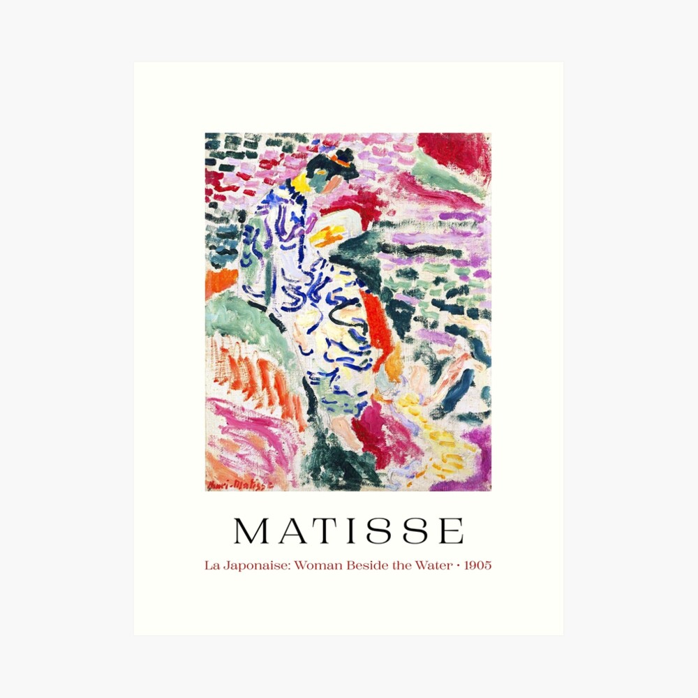MATISSE litgraphies EAUX FORTESギャラリーポスター（Henri