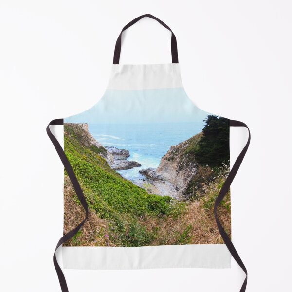 Item preview, Cliffside view of Davenport CA ocean designed and sold by Fenderbender00.