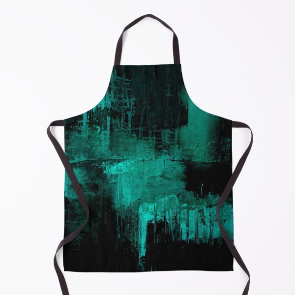 Item preview, Black teal abstract designed and sold by ElaSzczepaniak.