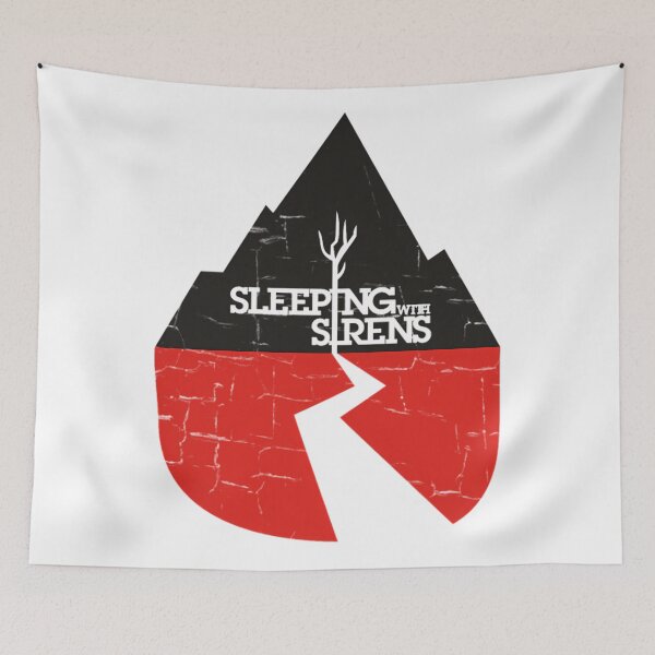 Item preview, sleeping with sirens logo vintage crack designed and sold by HelpMeKnowledge.