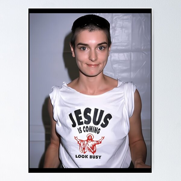 Item preview, Sinead - Jesus is Coming! designed and sold by PopsyShopArt.