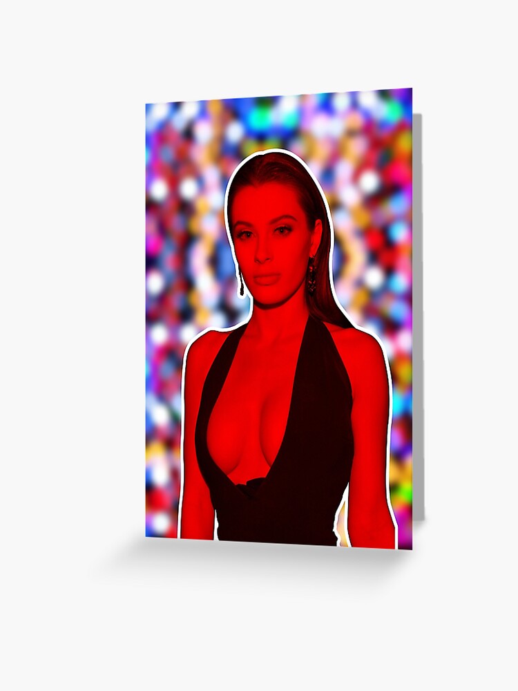 Lana Rhoades Celebrity 3d Photographic Art Greeting Card By Mosaicart Redbubble