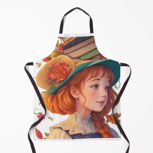 Item preview, Detailed beautiful illustration of a Anne with an e with head full of books and stories designed and sold by rhashhab.