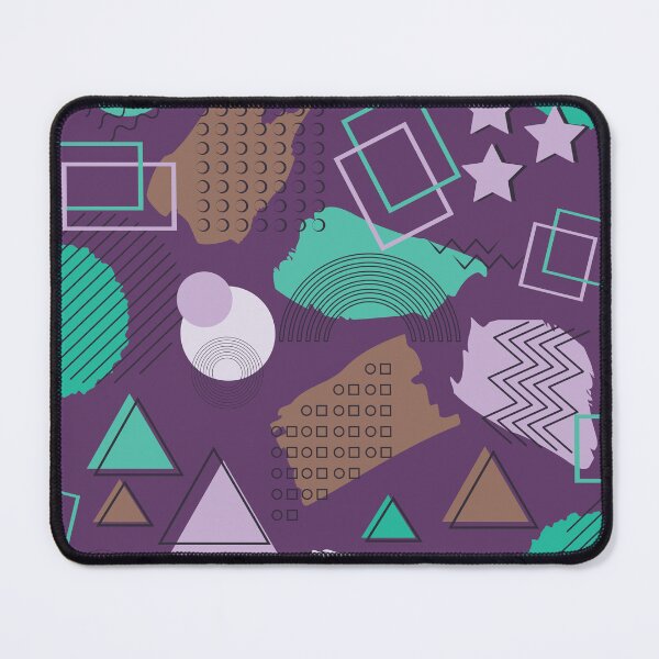 Item preview, 80s Memphis style pattern pop art colors purple blue designed and sold by Colorblizz.