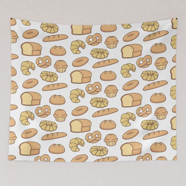 Item preview, All Types of Bread Pattern designed and sold by SaintNightshade.