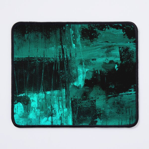 Item preview, Turquoise black emerald abstract designed and sold by ElaSzczepaniak.