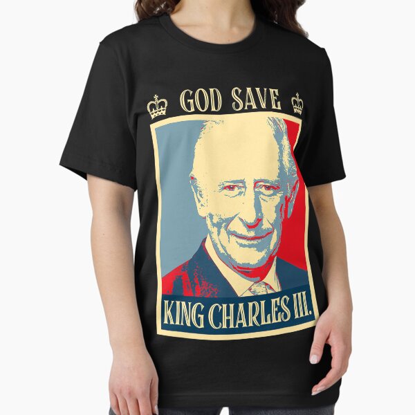 God Save The King Charles III.Tee UK Flag Top King Charles Essential T-Shirt