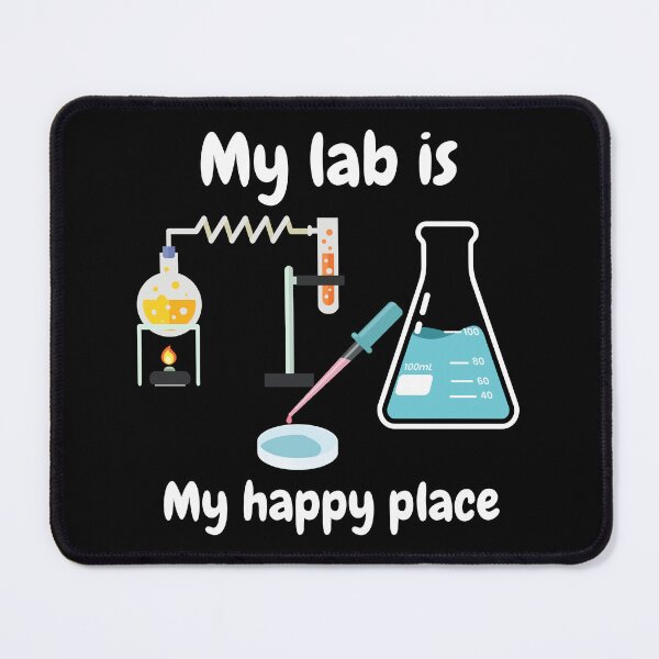 Item preview, My lab is my happy place, biology and science designed and sold by NoetherSym.