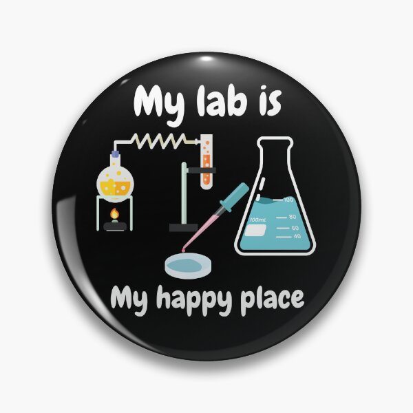 Item preview, My lab is my happy place, biology and science designed and sold by NoetherSym.