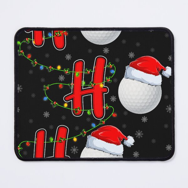 Item preview, Golf Lighting Xmas Santa Ho Ho Ho Golf Christmas designed and sold by SylvieVanderw.