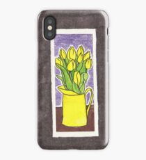 Yellow Tulips iPhone Case