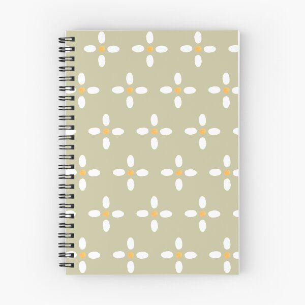 Item preview, West Coast Daisies | White on Sand | Modern Minimalist Flower Pattern designed and sold by bookofmalou.