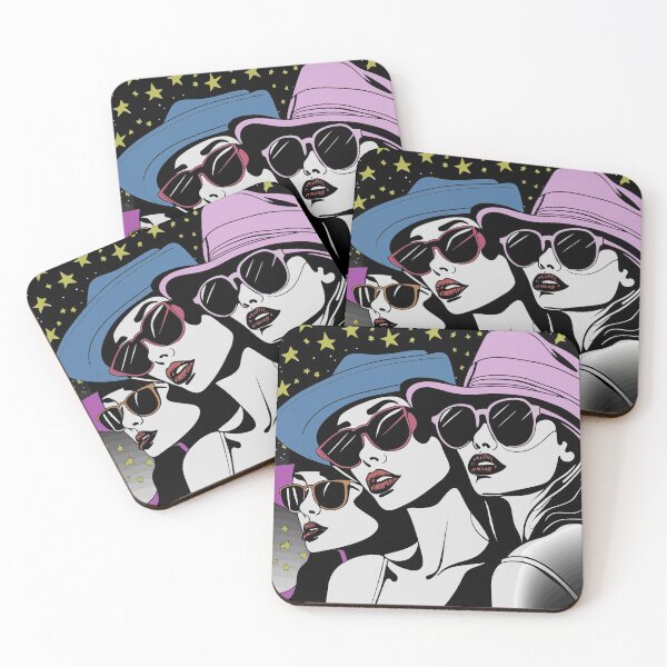 Item preview, 3 cool women 2023 tileartwork designed and sold by tileartwork.