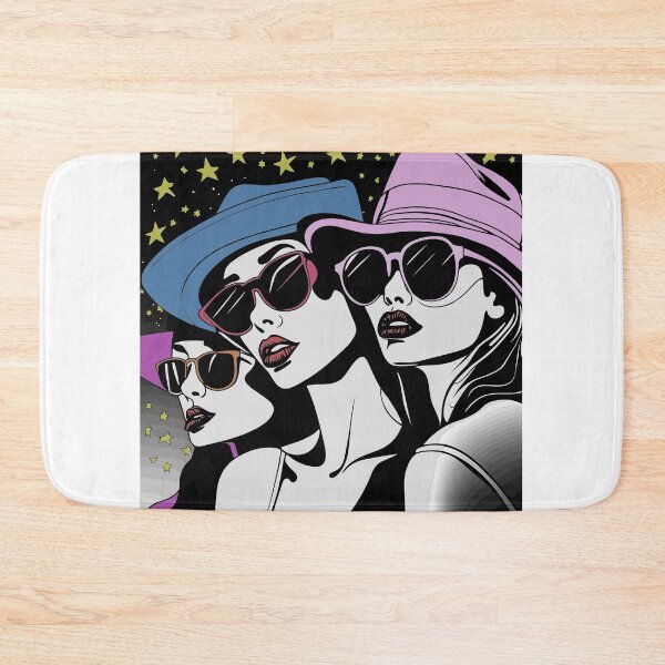 Item preview, 3 cool women 2023 tileartwork designed and sold by tileartwork.