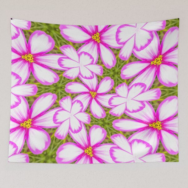 Item preview, Pink and White Cosmos designed and sold by Patternflower.
