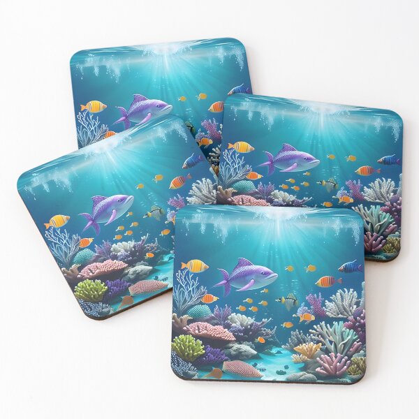 Item preview, Whimsical Underwater Wonderland designed and sold by positivVibesArt.