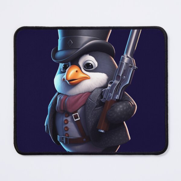 Item preview, Clumsy "The Clumsy Penguin" with a gun designed and sold by FuriousPenguins.