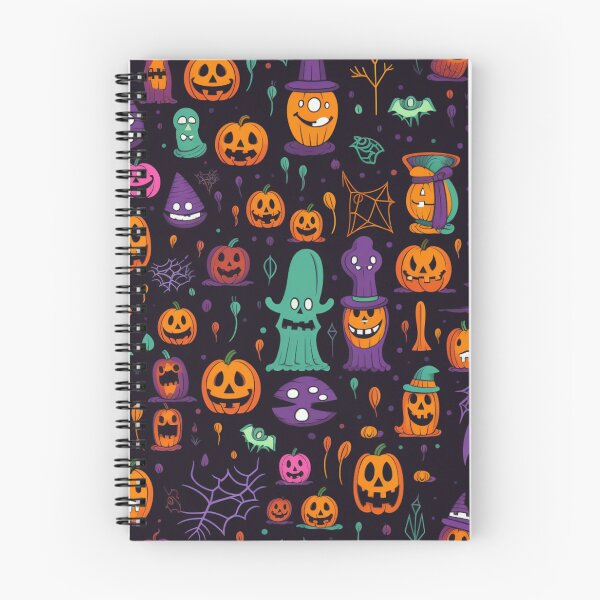 Aperçu de l'œuvre Nightmare Frights: Motifs d'horreur d'Halloween sans couture créée et vendue par AlienSkinEyes.