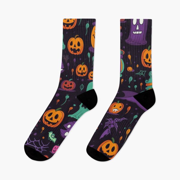 Aperçu de l'œuvre Nightmare Frights: Motifs d'horreur d'Halloween sans couture créée et vendue par AlienSkinEyes.