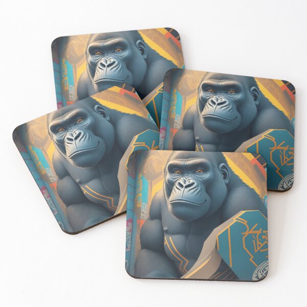 Item preview, Gorilla Graffiti Mural designed and sold by faunathreads.