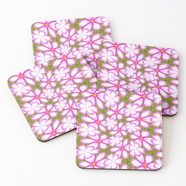 Item preview, Pink and White Cosmos designed and sold by Patternflower.