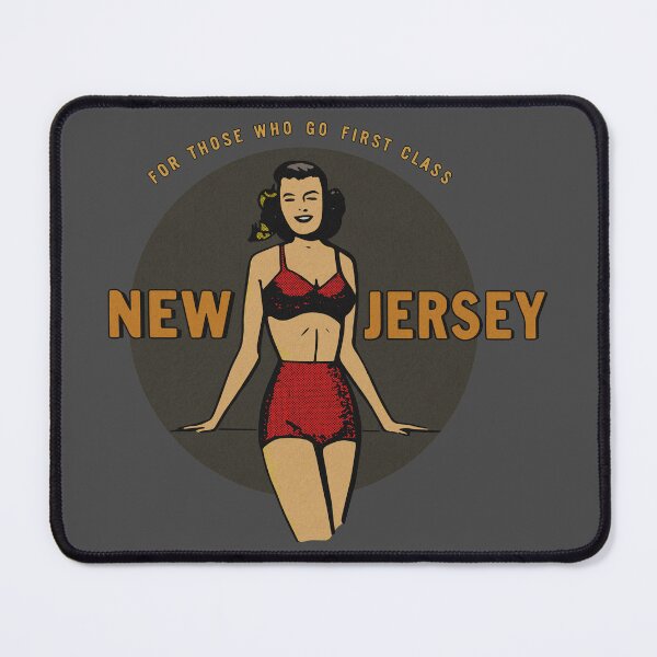 Item preview, Vintage New Jersey Travel Bikini Lady designed and sold by Kujo Dangerous Vintage.