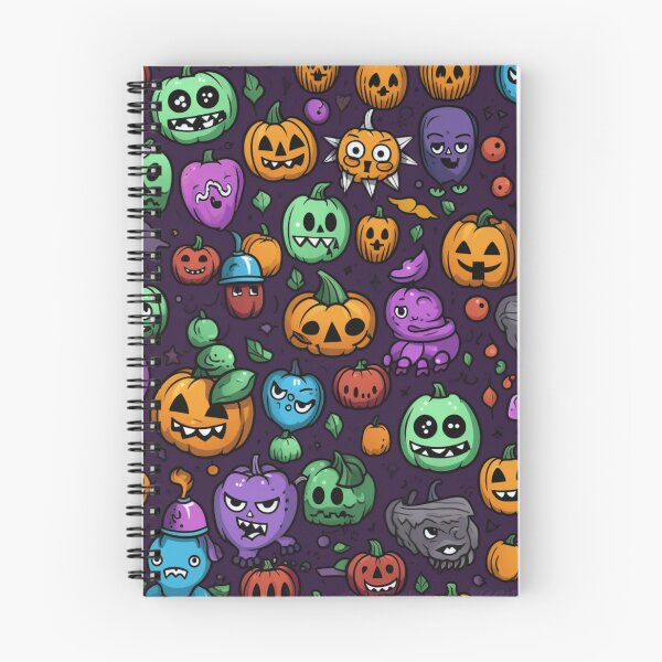 Aperçu de l'œuvre Nightmare Frights: Motifs d'horreur d'Halloween sans couture créée et vendue par AlienSkinEyes.