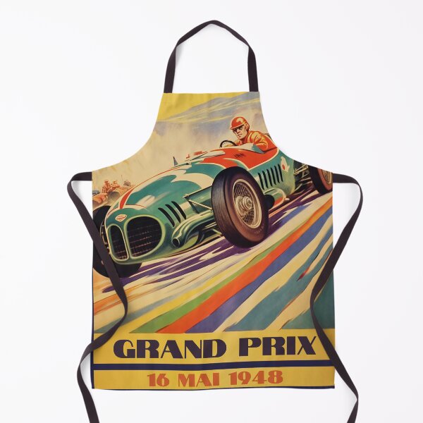 Item preview, Circuit de Monaco Grand Prix 1948 Vintage Retro Poster designed and sold by aweartome.