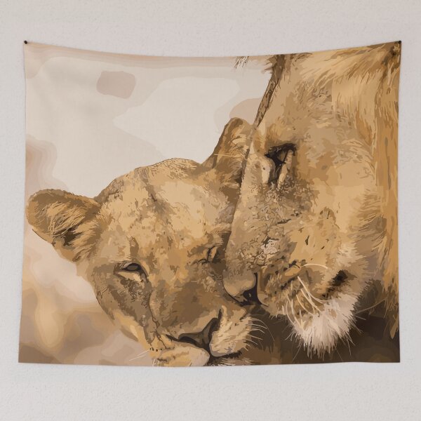 Item preview, zambia lions designed and sold by TomFrontierArt.