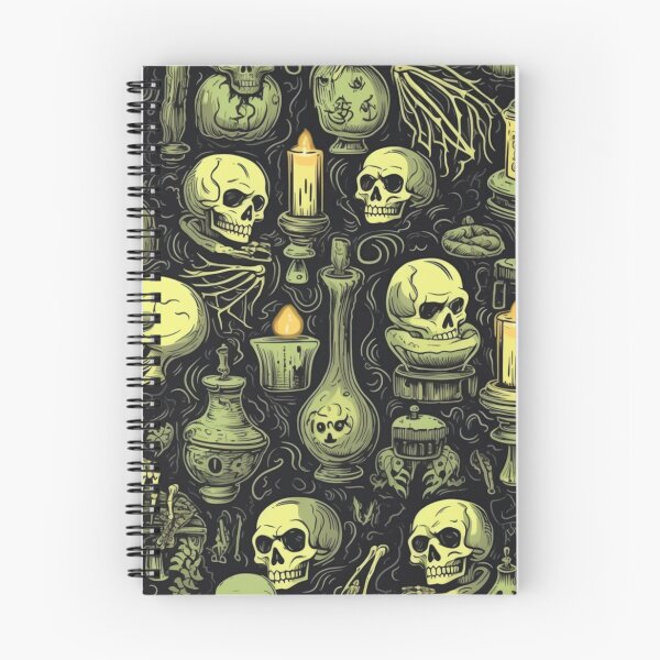 Aperçu de l'œuvre Nightmare Frights: Motifs d'horreur d'Halloween sans couture créée et vendue par AlienSkinEyes.