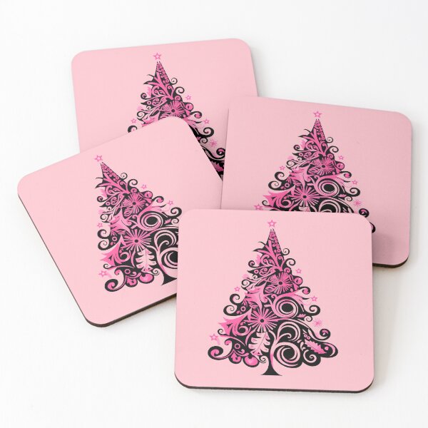 Item preview, Pink Christmas Tree  designed and sold by Beneficial Art.